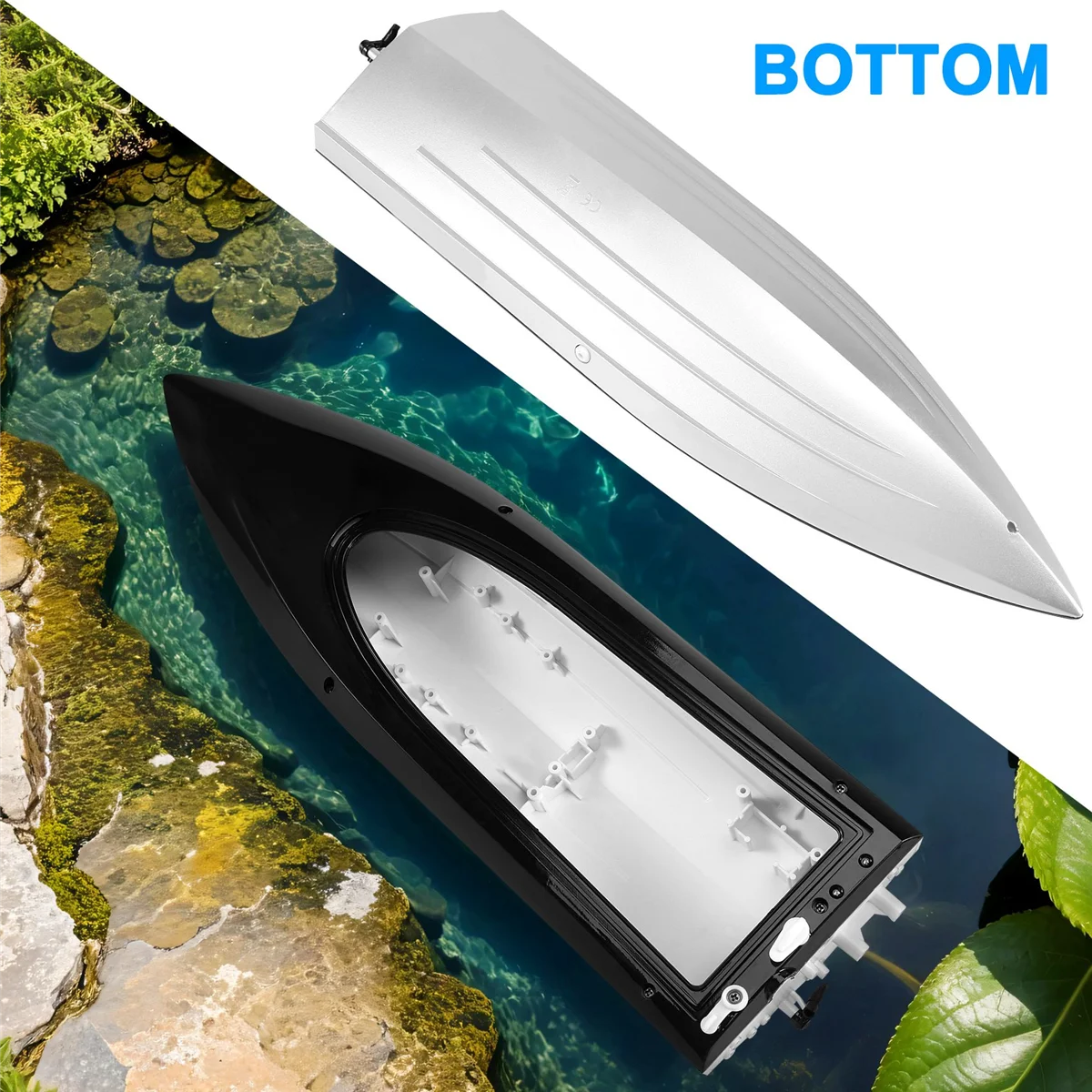 PMPC_FT012-1 Hoofdbehuizing voor Feilun FT012 2.4G borstelloze RC-boot