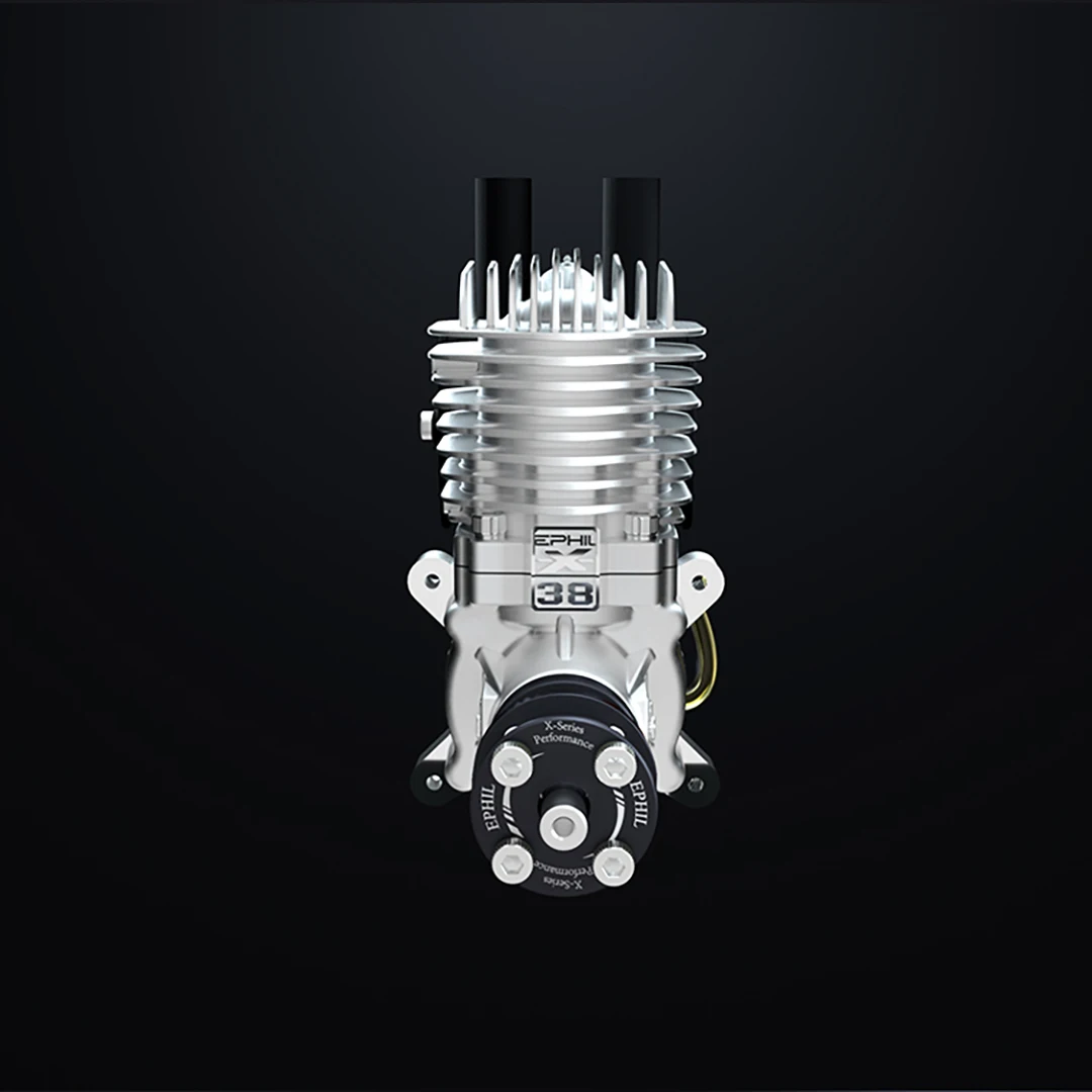 EPHIL XG-38cc-R Model Airplane Engine Hot Head Ignition Innovation Single Cylinder Rear Fixed Wing for Outdoor Sports