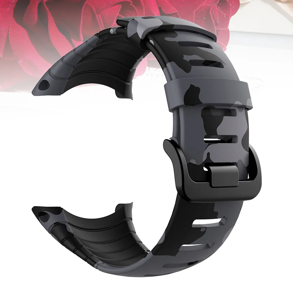 

1Pcs Tpu Camouflage Printed Watch Strap Adjustable Replacement Band for High Quality Comfortable Fashion Watch
