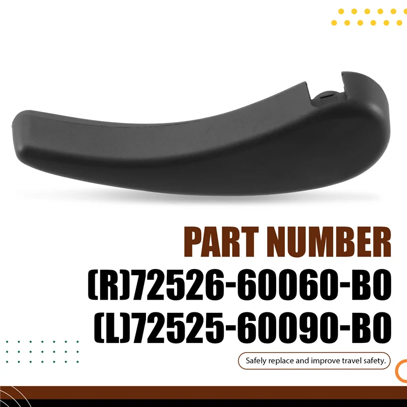 

1 пара автомобиля No. 2-х ручка спинки сиденья для Land Cruiser Prado 02-09 72526-60060-B0 72525-60090-B0, ручка регулировки сиденья