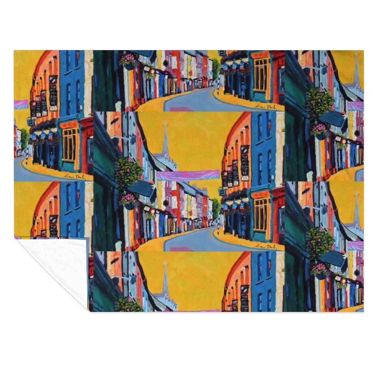 

Clonakilty - Pearse St, County Cork, Ireland Throw Blanket Retros heavy to sleep Furrys Thermal Blankets