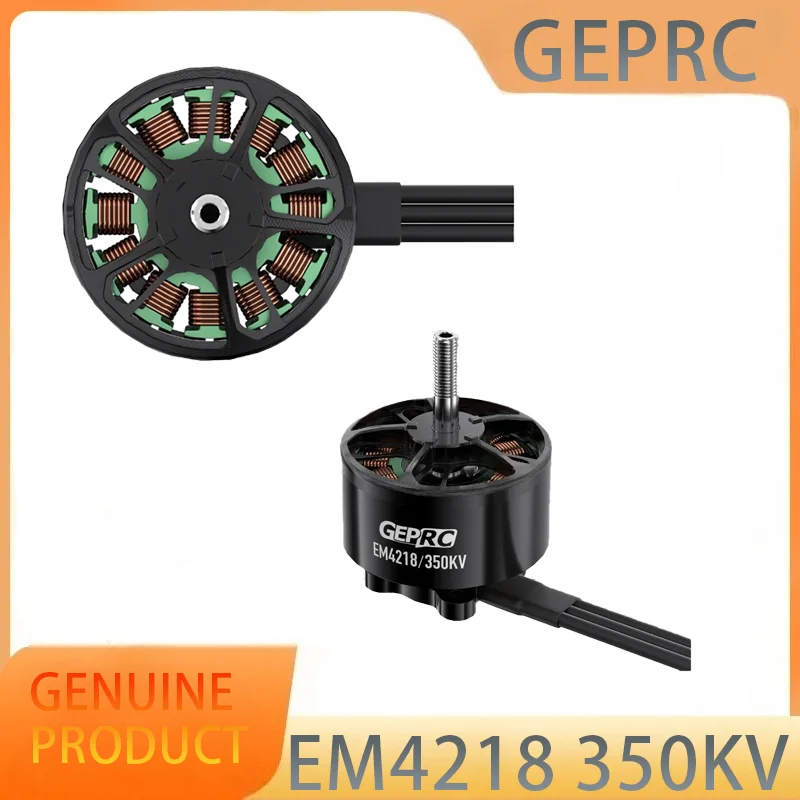 

GEPRC EM4218 350KV Motor 60A-80A High-strength M6 Steel Shaft with 13-15 Inch Long-range FPV Racing RC Drone Multicopter