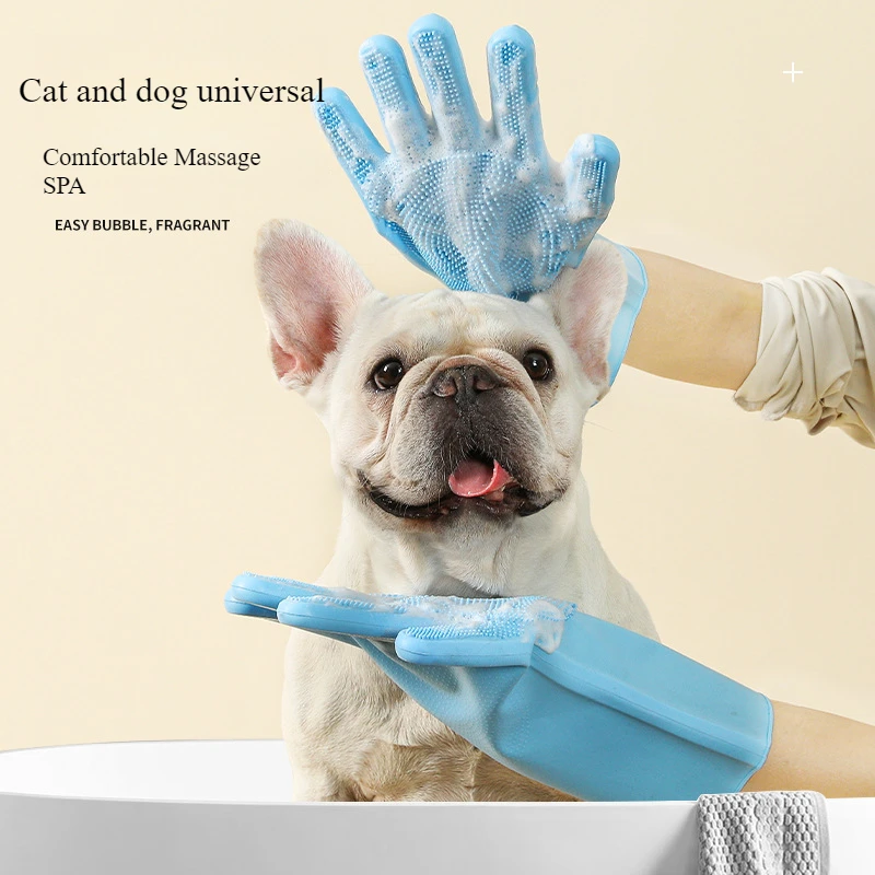 

Pet Bath Gloves Dog and Cat Bath Tools Convenient Scrubbin