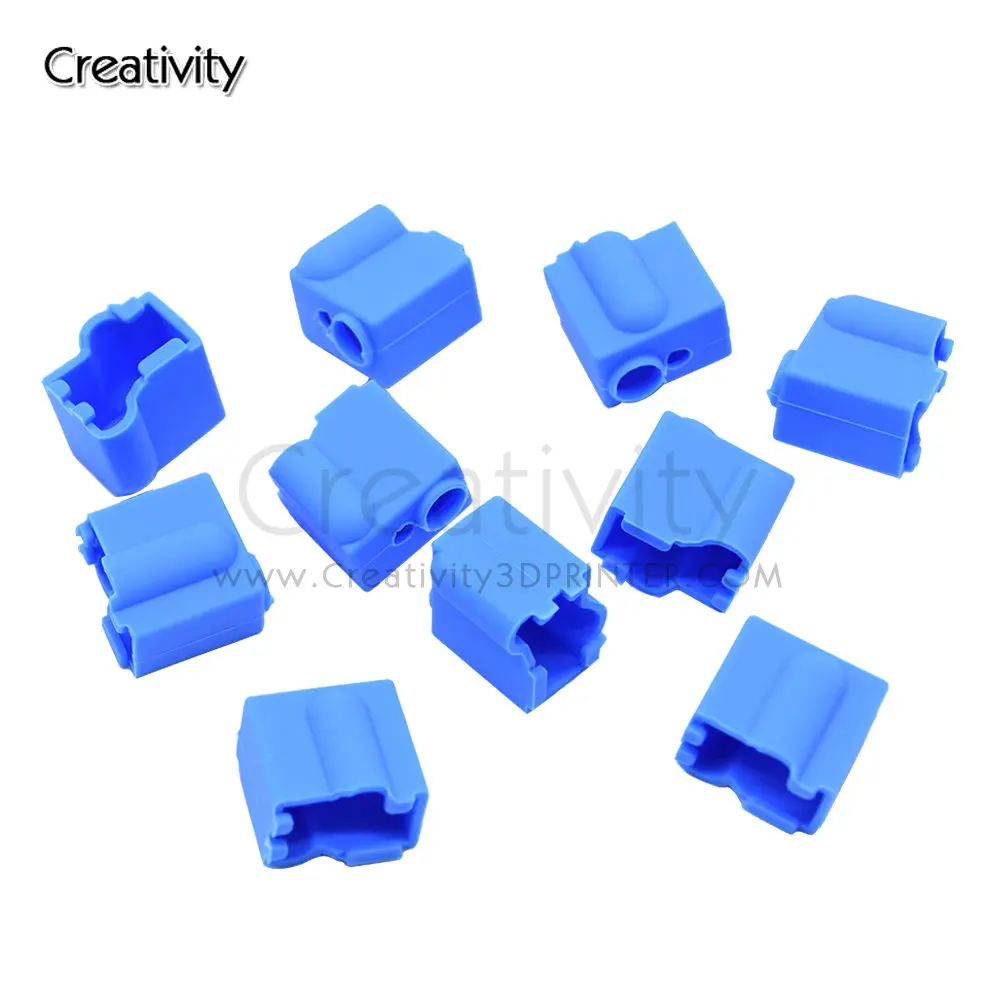 5/10pcs Volcano Silicone Sock For Sidewinder X1,x2/Genius, GeniusHeated Block J-head Hotend Bowden/Direct Extruder Block Cover