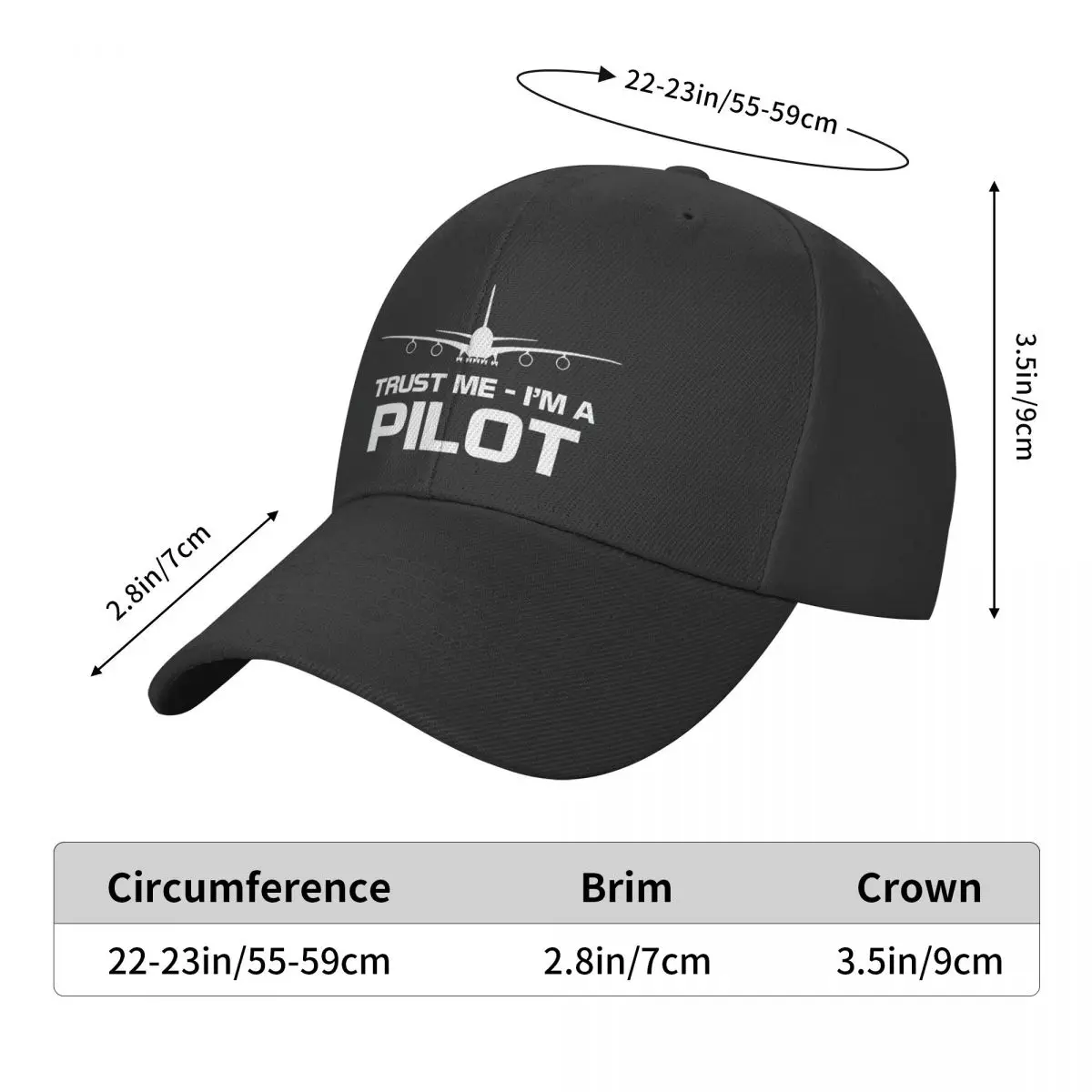 Trust Me IM A Pilot Baseball Cap Outdoor Adjustable Plane Flying Airplane Aviation Gift Dad Hat Summer Hats Snapback Caps