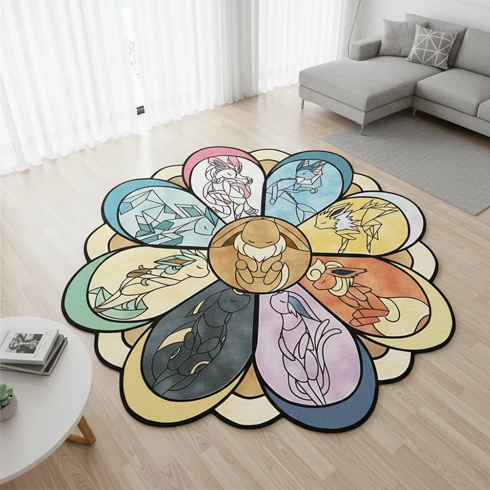 Anime Rug Pokémon Ball/Charizard/Kirby/Pikachu Rug/Carpet,Pet Mat,Soft Floor/Foot Mat,Soft Decorative Blanket,Game Mat image 3
