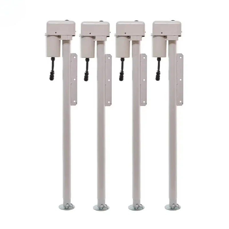 

FOR Electric Caravan RV Truck Stabilizer Lifting Jacks Camper Rolling Leveling Jacks With Controller Remote