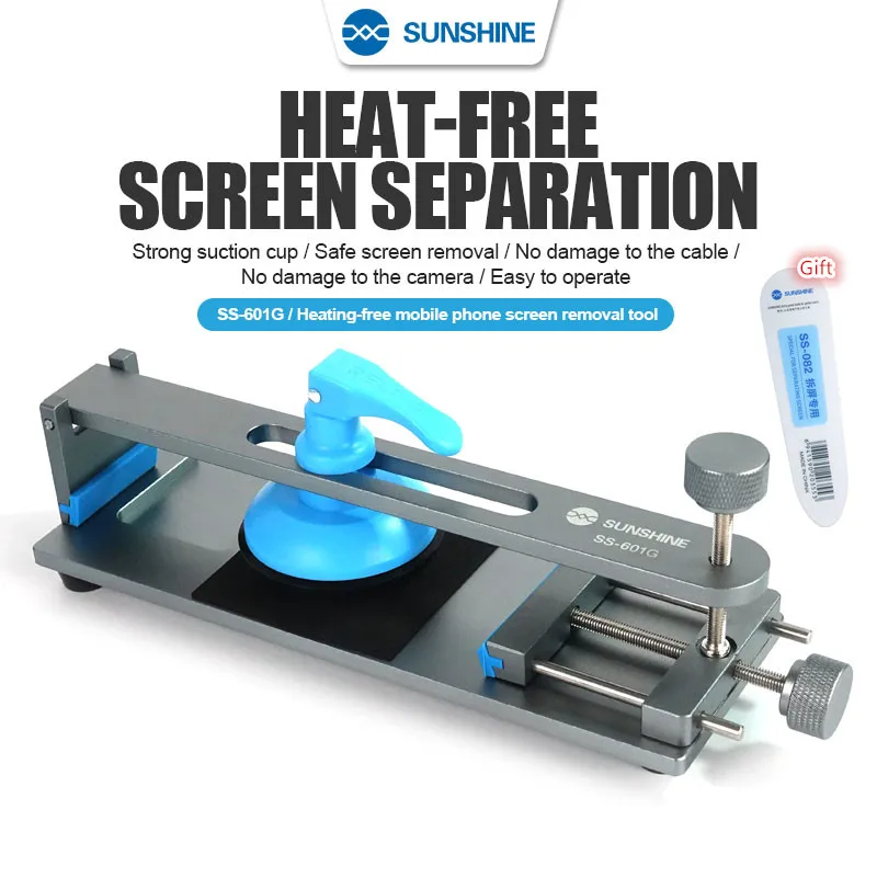 

SUNSHINE SS-601G Mobile Phone Free Heating LCD Screen Splitter Unheated All Mobile Phone Screreen Separation Fixture Repair Tool