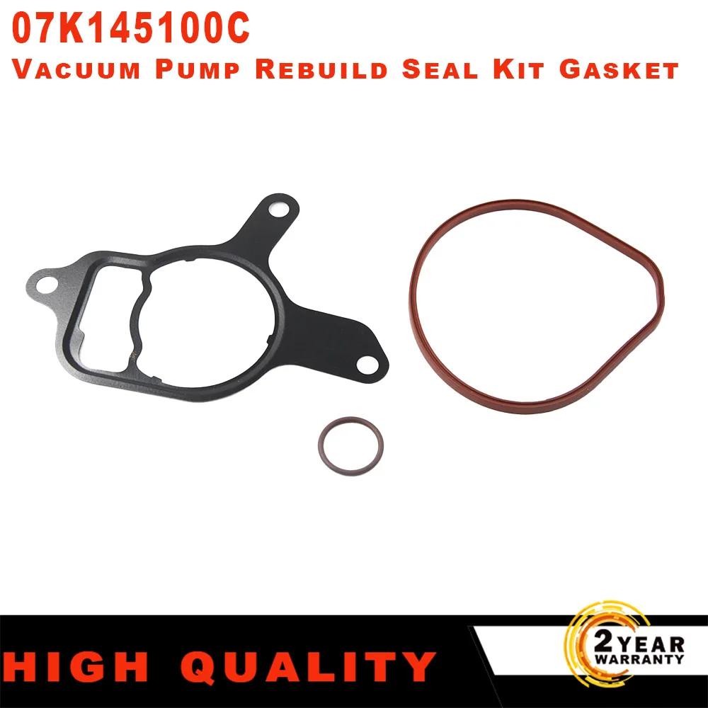 

07K145100C Vacuum Pump Rebuild Seal Kit Gasket Compatible For VW 2.5 L Jetta Beetle Passat Rabbit Golf No More Leak Replacement