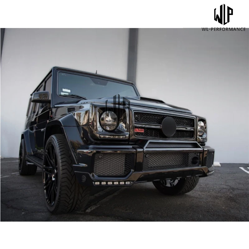 For Mercedes-Benz G-Class W463 G350 G500 G55 G63 Car Body Kit Modified Daytime Running Lights Carbon Fiber Headlight Frame