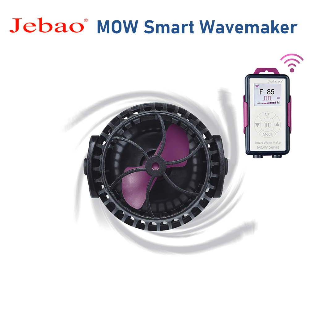 Jebao MOW Series Smart WiFi Aquarium Water Wavemaker Pump with LCD Display Controller for Fish Tank