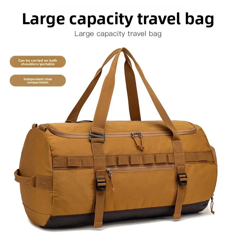 

Portable Large-capacity Fitness Bag Independent Shoe Compartment Waterproof Travel Bag Mountaineering Hiking, Swimming Backpack.