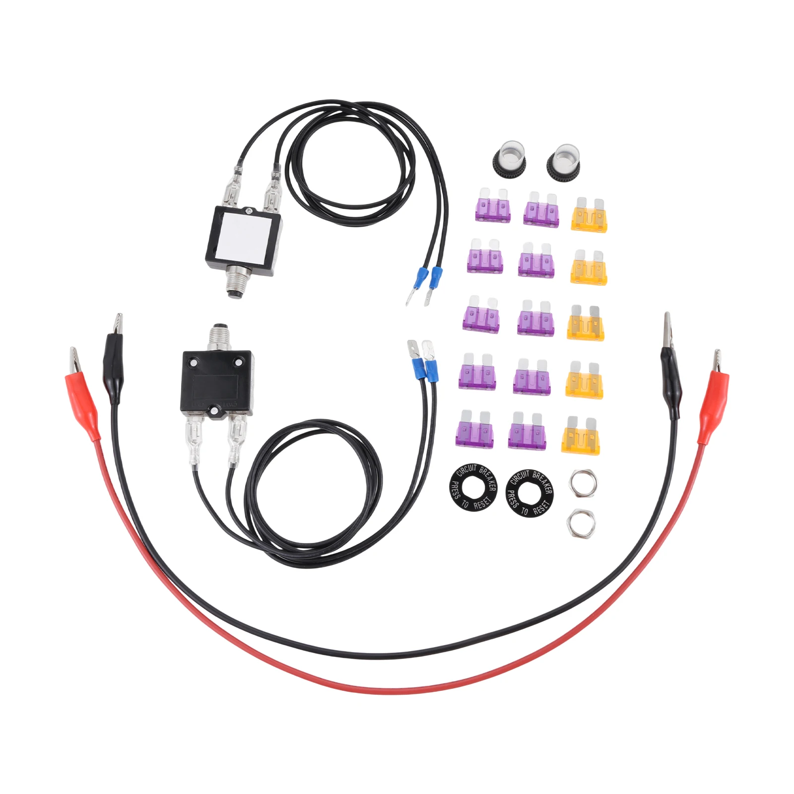 1Set Versatile 3A & 5A Resettable Fuse Popper With Blade Fuses For Heat Pumps Air Conditioner Furnace Relay Diagnostics Reliable