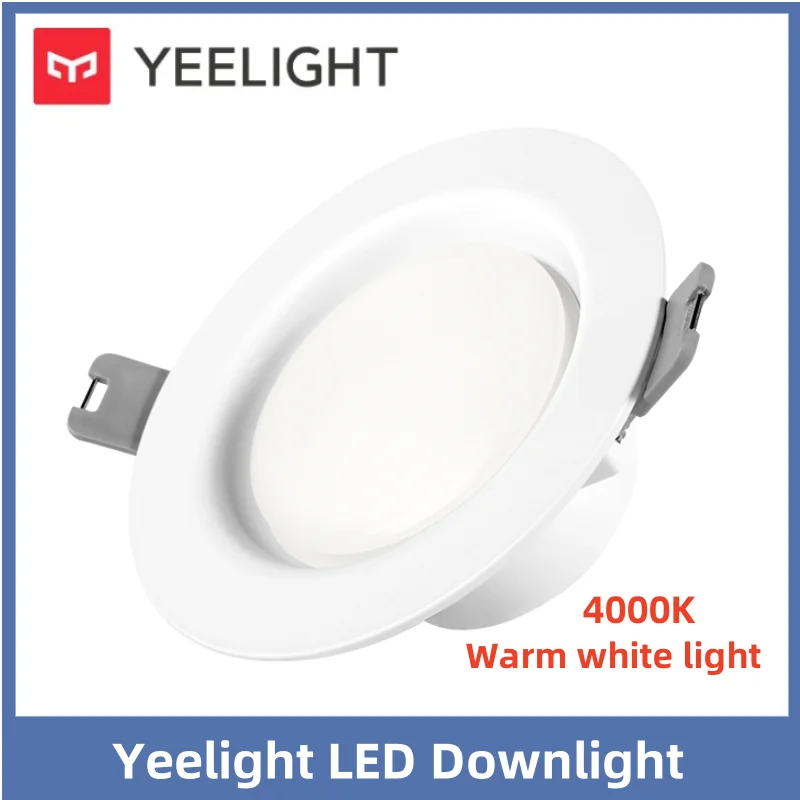 Yeelight LED Downlight Warm White/Warm Yellow Good Lighting Effect Easy to Install 5W Low Power Consumption 400 Lumens 220V