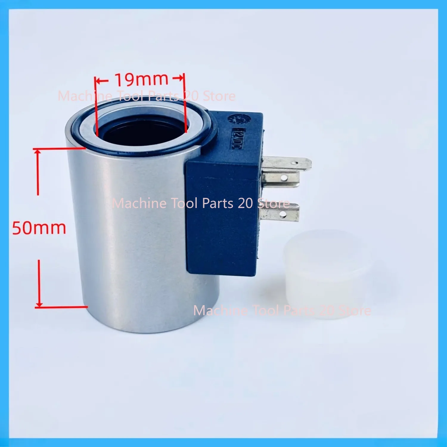 1pc All-copper hydraulic solenoid valve coil Inner Diameter 19mm Height 50mm Solenoid Valve Coil DC12V/24V