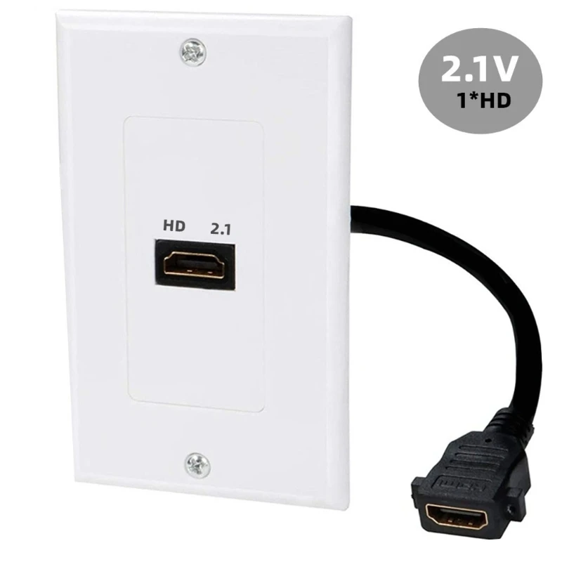 8k Hochgeschwindigkeits-HDMI-kompatible Wand platte 8k 60Hz Hochgeschwindigkeits-Verlängerung kabel Buchse zu Buchse Adapter anschluss kabel