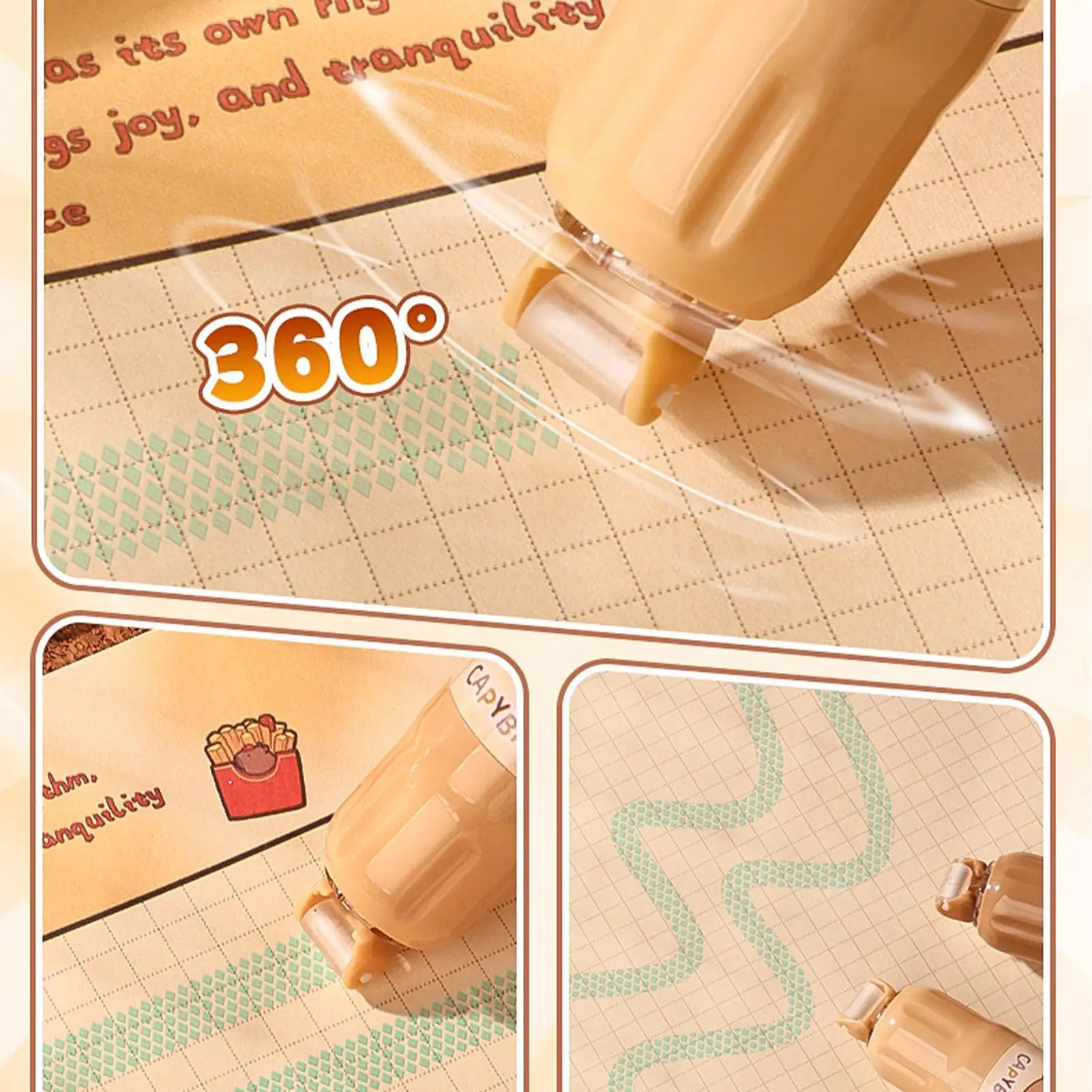 

Tape Runner Pen Pocket Size Retractable Dispenser Glue Tape Roller For Art For Class Art Greeting Card Making Wrapping Paper