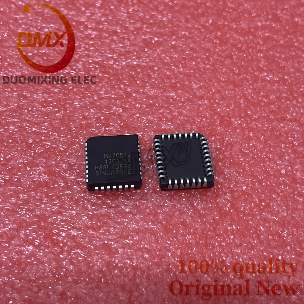 5pieces/LOT 100%New Original M27C512-12C1 27C512 PLCC32 programmable memory chip 512 Kbit (64K x8) UV EPROM and OTP EPROM