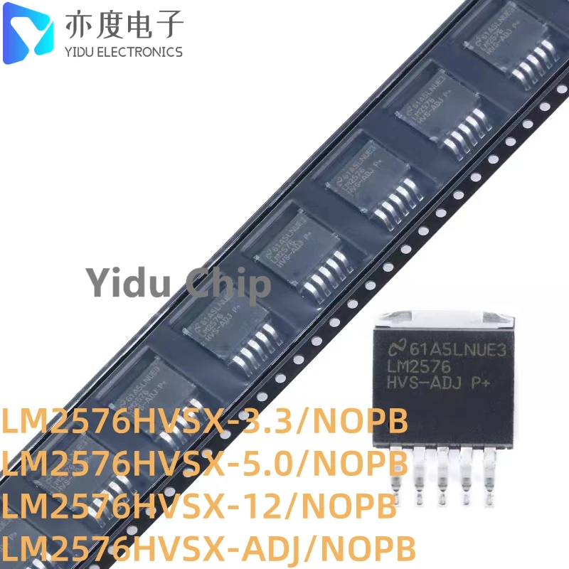 5-50pcs/lot LM2576HVS LM2576HVSX-3.3 LM2576HVSX-5.0 LM2576HVSX-12 LM2576HVSX-ADJ TO-263-5 3A STEP-DOWN VLTG REG CHIP IC