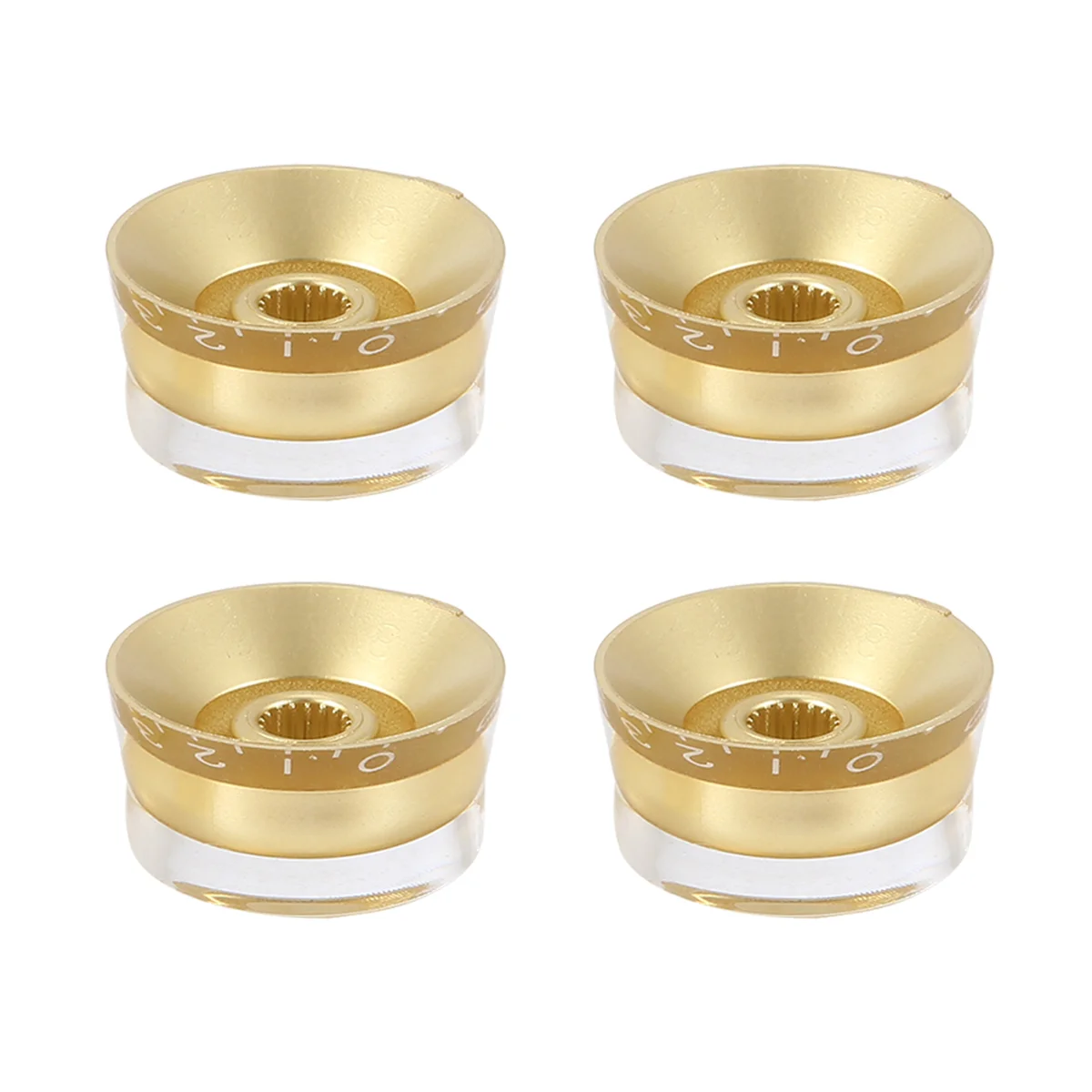 Electric Guitar Control Speed Knobs for Gibson Les Paul LP Knob Parts Replacement Gold 4 Pcs