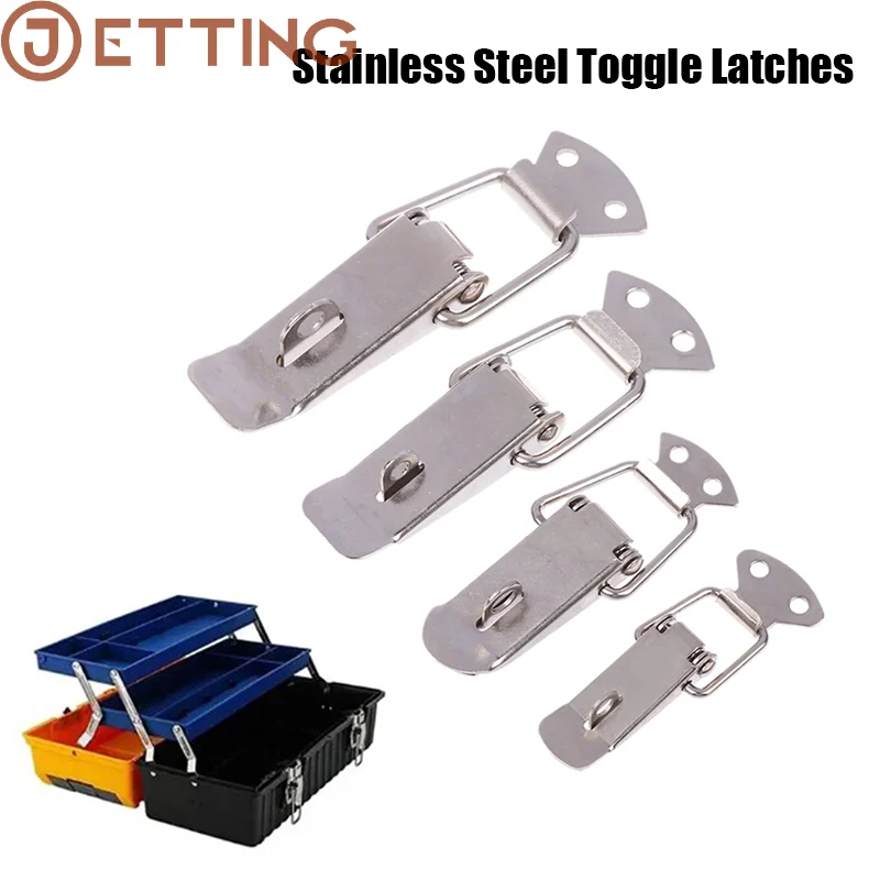 1Pc Snap Lock Toggle Latches Spring Loaded Clamp Clip Case Box Latch Catch Toggle Tension Lock Lever Clasp Closures Crate Locks