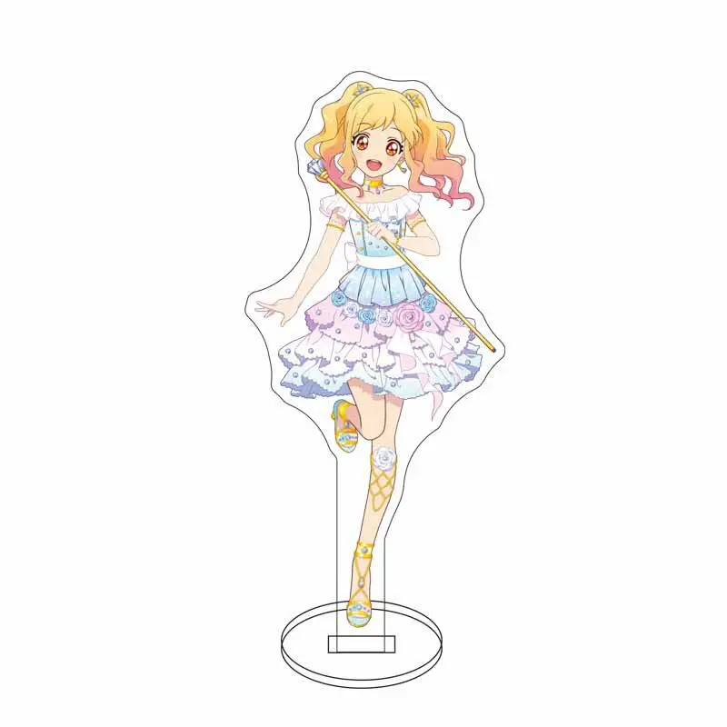 16CM Anime ‌Game Aikatsu! Figure Hoshimiya Ichigo Kiriya Aoi Shibuki Ran Kitaoji Sakura Acrylic Stand Cos Ornaments Gifts view 2