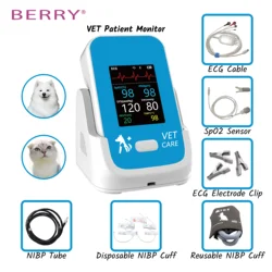 Veterinary Multi-parameter Monitor AM6200 Pet Cat Dog Animal Monitor Blood Pressure Vital Signs Monitor For Household/Hospital