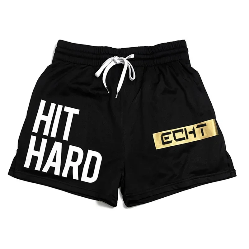 New Summer Men Shorts Casual Sports Shorts Fitness Exercise Beach Shorts Breathable Mesh Shorts Jogger Men's Brand Short Pants