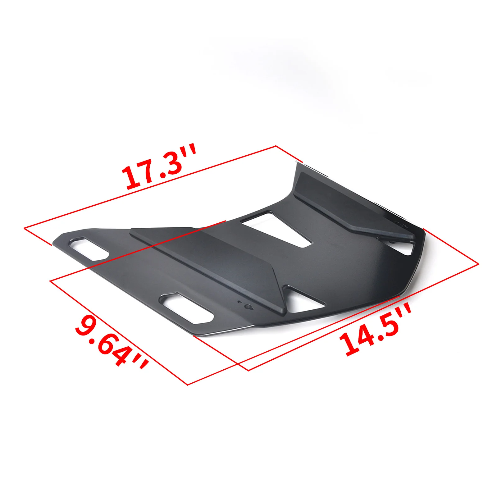 Panical Passenger Rear Carrier Luggage Rack Kit Trunk Frame for Honda Gold Wing GL1800B F6B 2018-2026 Aluminum Alloy Black