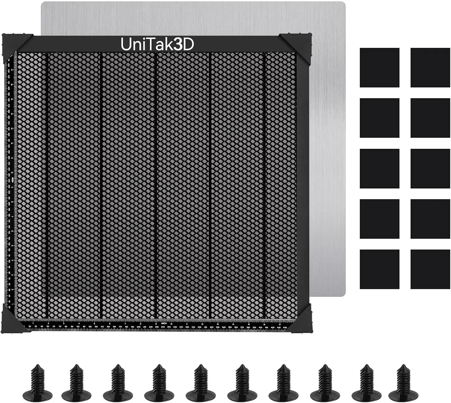 

500x500mm Honeycomb Laser Bed for Engravers, Fast Heat Dissipation with Aluminum Plate, 18.11x18.11in Working Area