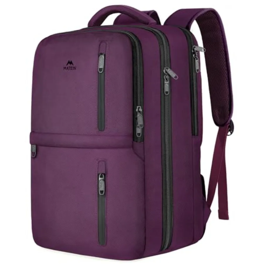 

45L Travel Backpack for Women, Airline Approved Carry on Backpack with Shoe Compartment, Water Resistant Luggage College Overni