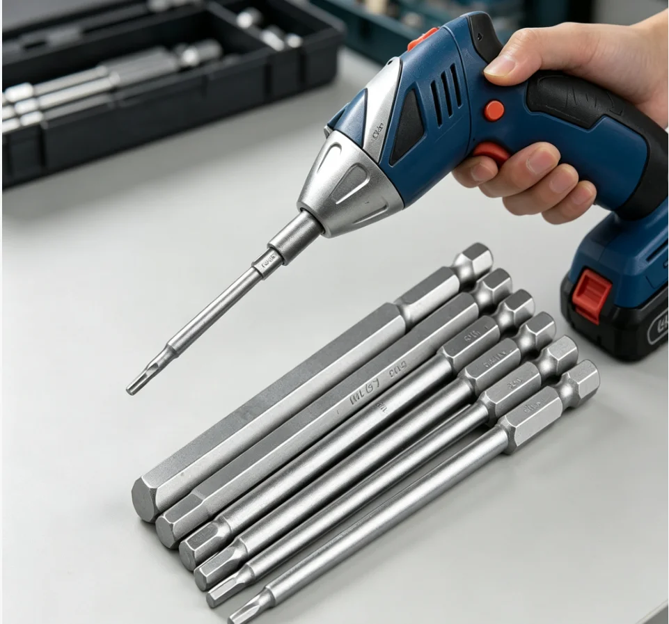8Pcs Hex Key Allen Bits Quick Change Connect Impact Driver Power Drills Metric 1/4