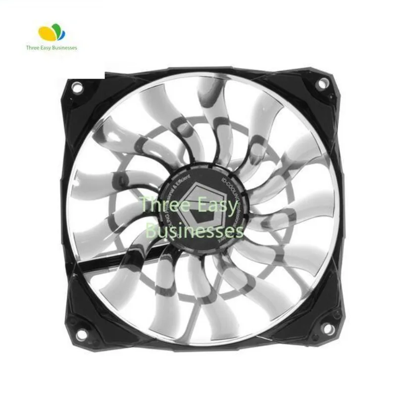 : 12015 15MM peredam kejut bisu 4PIN kontrol suhu kipas sasis 12CM