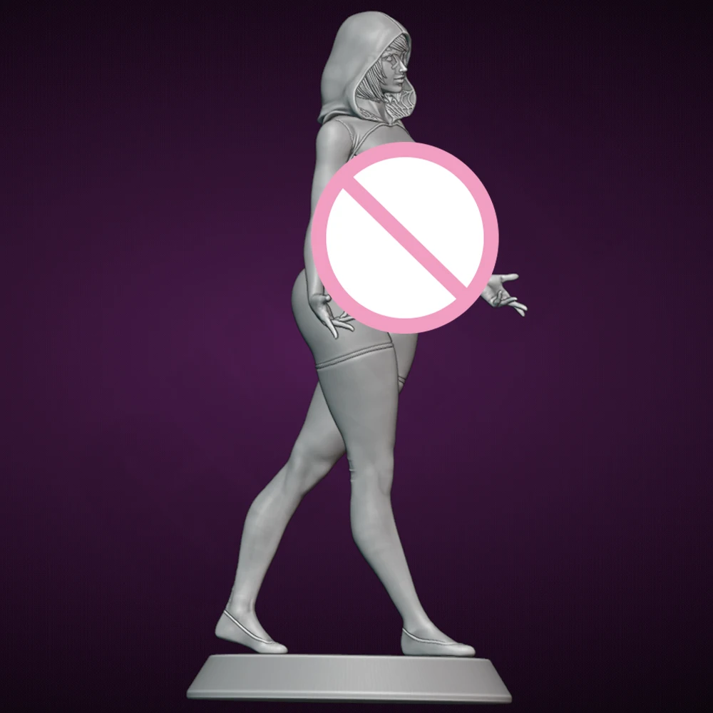 Figurine Sexy Lady GwenNSFW en résine, jouet artisanal, Statue de réduction Miniature non assemblée, Kits non peints, 1/24