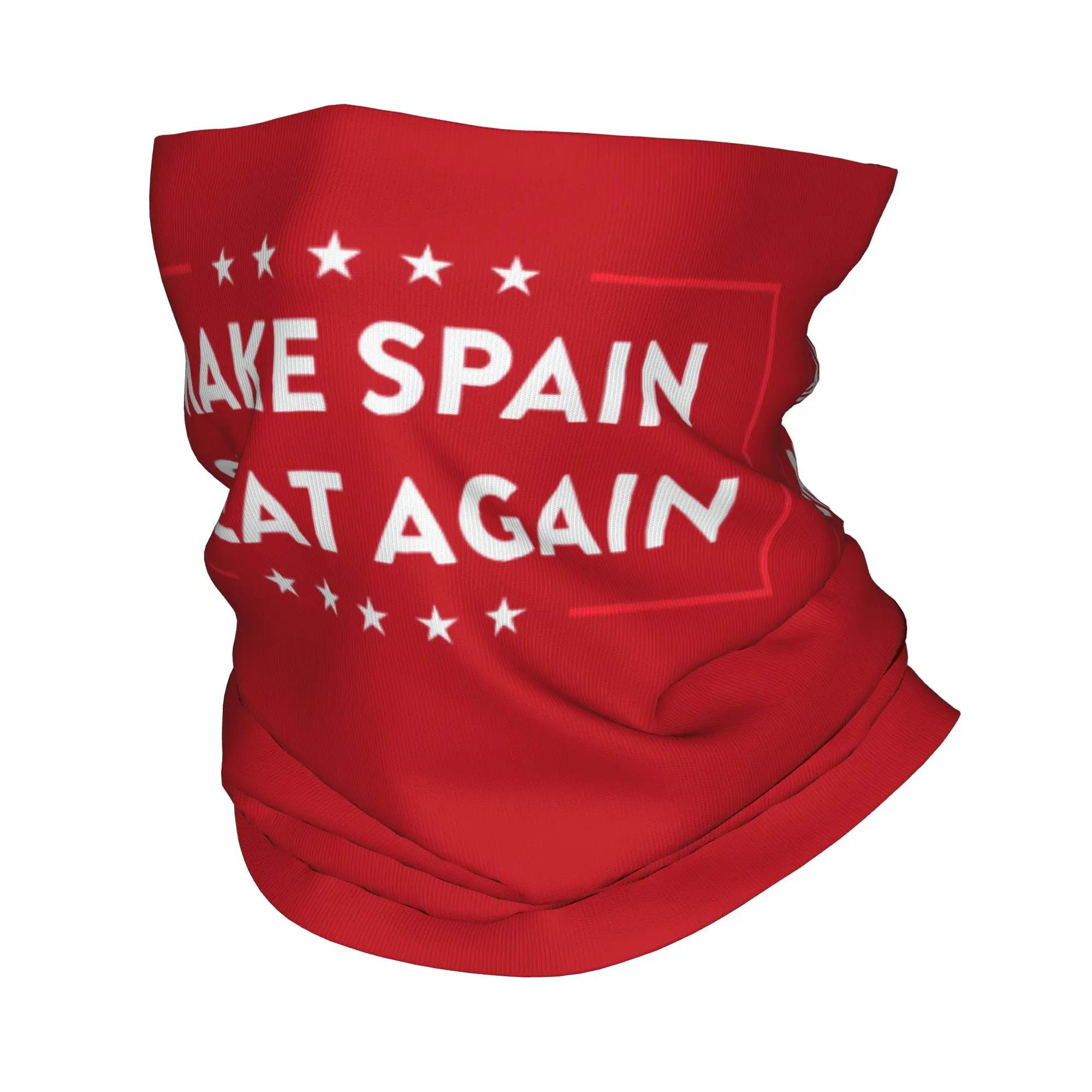 Make Spain Great Again Spanish Espanol Bandana Neck Gaiter Balaclavas Mask Scarf Print Espana Headwear Warm Hiking Unisex Adult