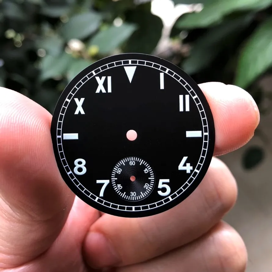 38.8mm Can Be Customized Fashion Sterile 6498 Dial Fit EAT6498/ST3621 Movement For Pilot Men's Watch BP1014-25-O