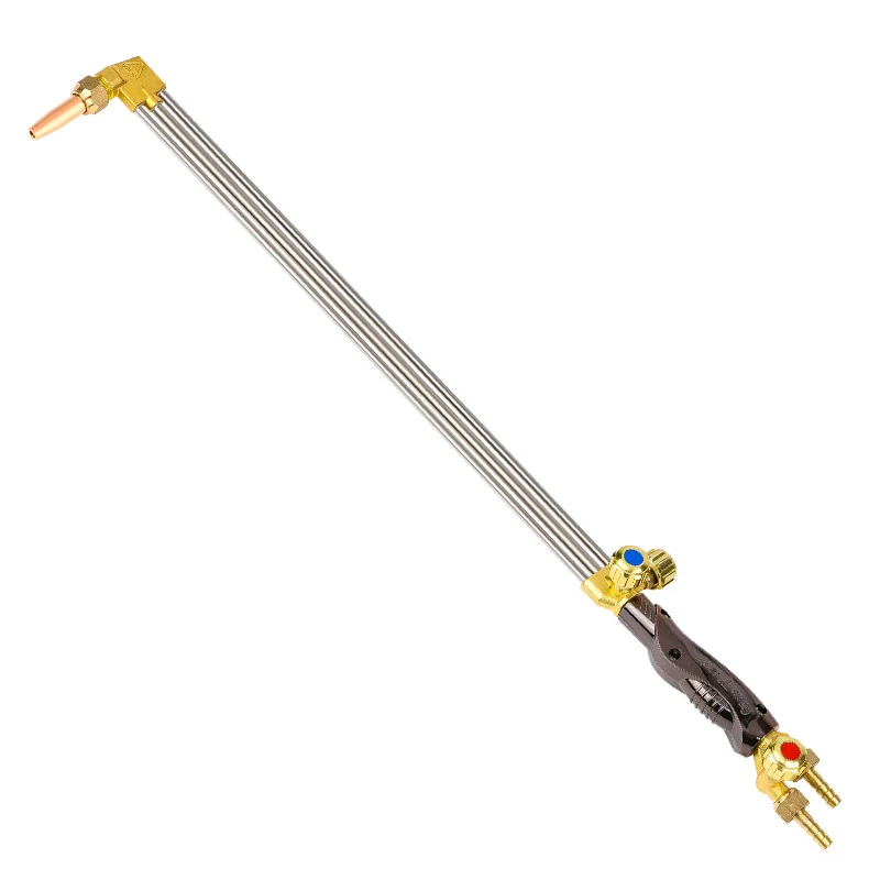 Extended anti-tempering cutting gun 30/100 type three pipes equal pressure oxygen acetylene propane gas explosion-proof