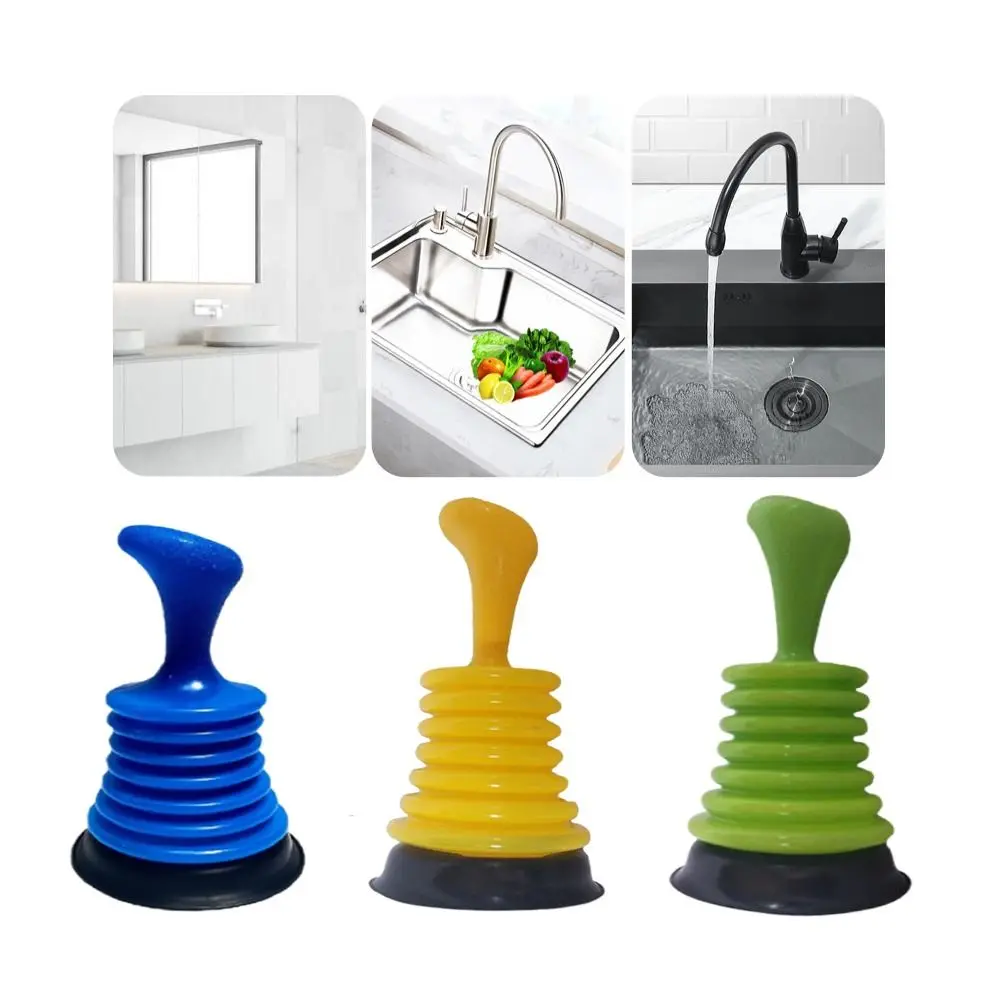 Suction Cup Pipeline Dredge Bath Buster Sucker Clog Remover Sink Drain Pipe Tool Sink Toilet Plungers Reusable Household