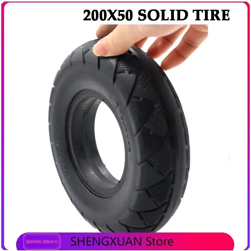 8-inch 200x50 non pneumatic explosion-proof solid tire, suitable for accessories of Little Dolphin electric scooter