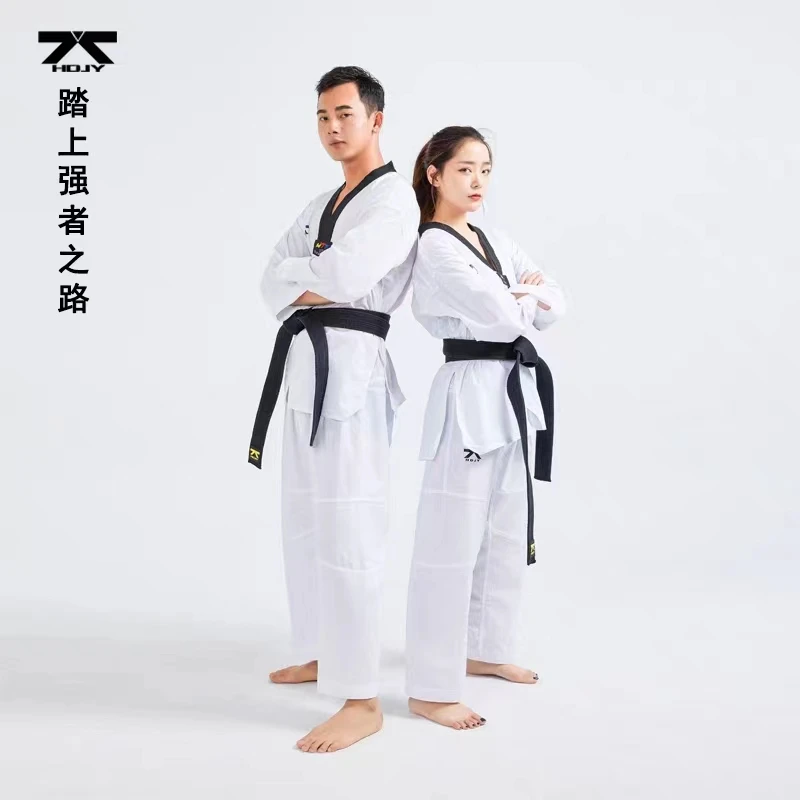 Firmway  Taekwondo Coach Training Clothes Are Thin and Breathable  WTF Karate Judo Kimono Doboks Tkd Uniform For Adult Kids