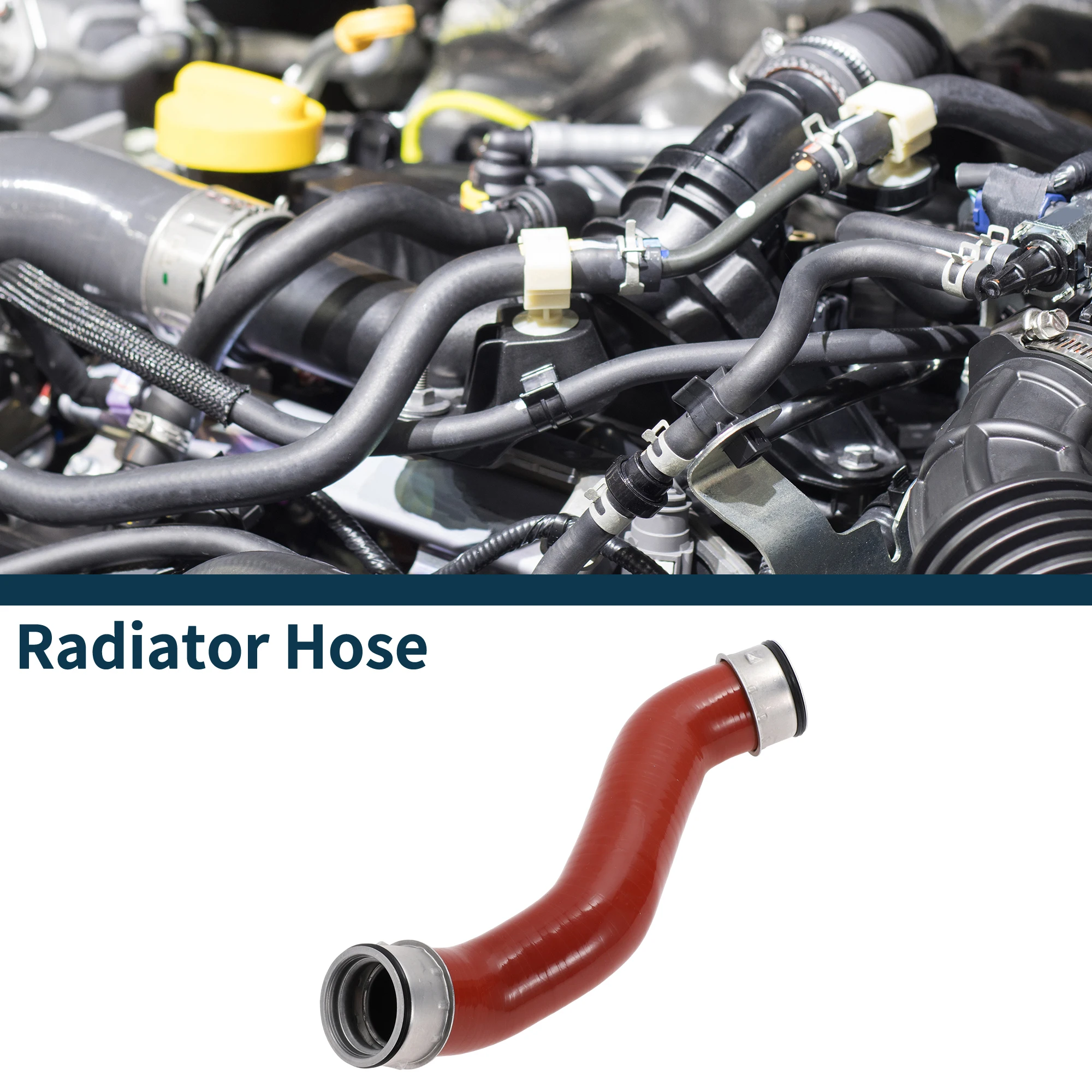 

Шланг радиатора UXCELL для Seat Leon i 1.9 TDI 2000-2006 No.1J0145828R Boost Hose красный