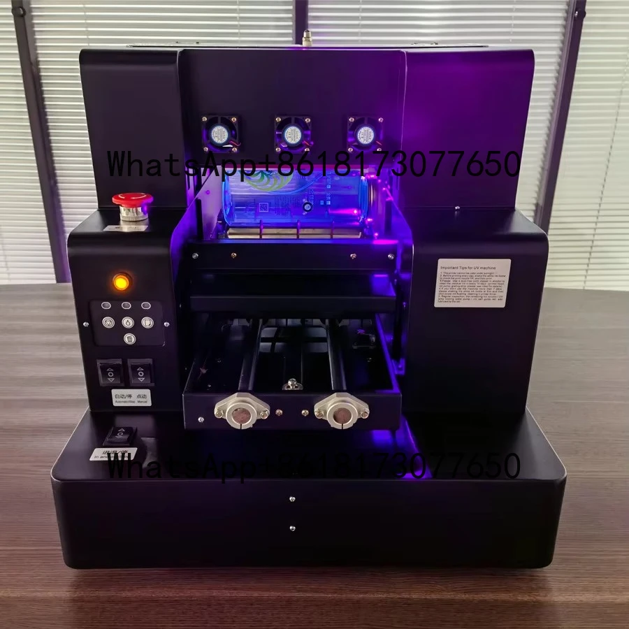 التلقائي 4 حجم صمام ثنائي باعث للضوء منقوش طباعة مسطحة لطباعة جراب الهاتف مع الورنيش