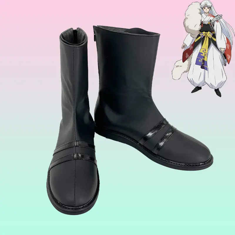 

Обувь для косплея Сессёмару из аниме «Инуяша», для Хэллоуина, карнавала, вечеринок, ролевых игр и комикс-фестивалей