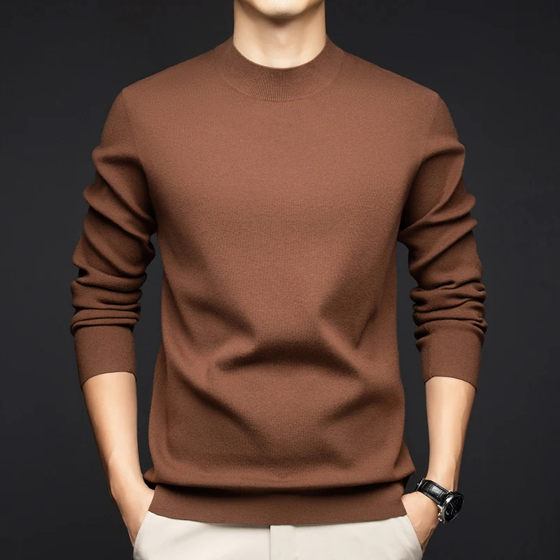 GIOIO Autumn/Winter Men's sweater sweater, add cashmere high-quality fabric, comfortable and warm, casual and versatile