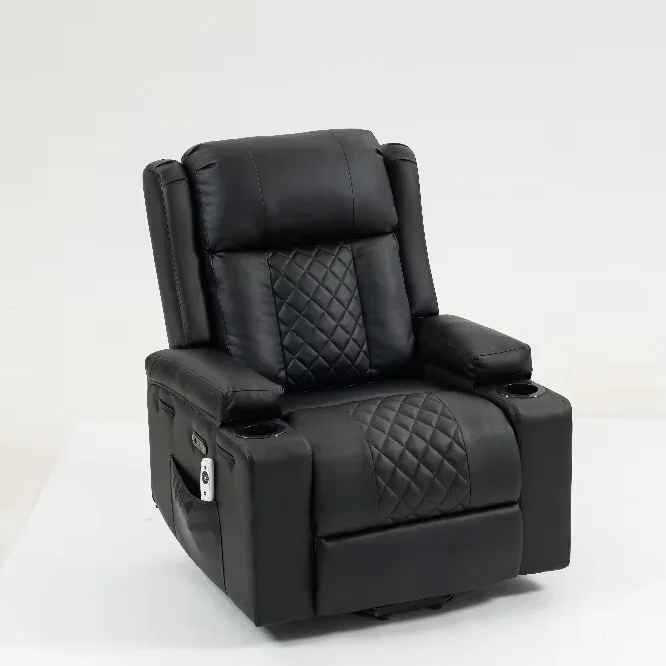 Sofá Reclinable Eléctrico Individual Estilo Antiguo 2026, Moderno, Cómodo, con Masaje, Calefacción, Ajustable y Elevable para Personas Mayores, Extensible