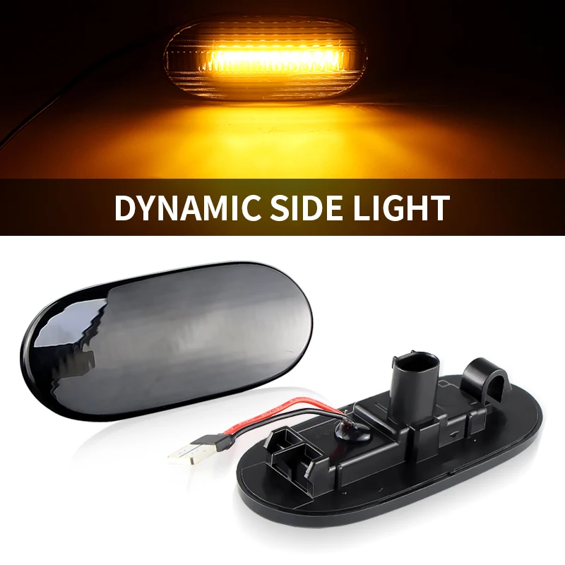 2PCS Per Volkswagen Crafter Per Benz Sprinter W906 LED Luci di posizione laterali Lampada ripetitore laterale 12V Indicatore di direzione Lampada da pannello