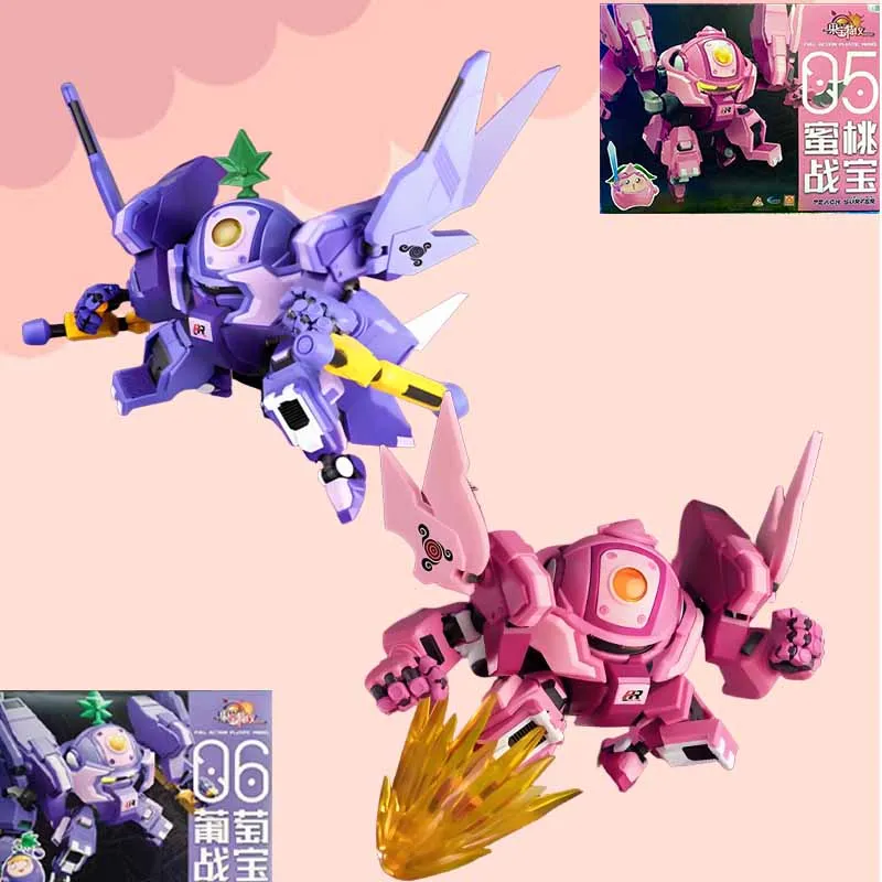 

FRUITY ROBO оригинальный Turbo виноград персик серфер аниме фигурка в сборе модель игрушки Коллекционная модель украшения подарки