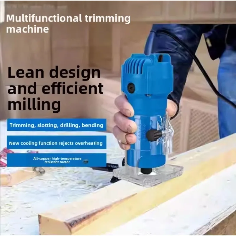 Trimming Machine Woodworking Multi-functional Home Decoration Opening Bakelite Milling Engraving Aluminum-plastic Shell Slotting