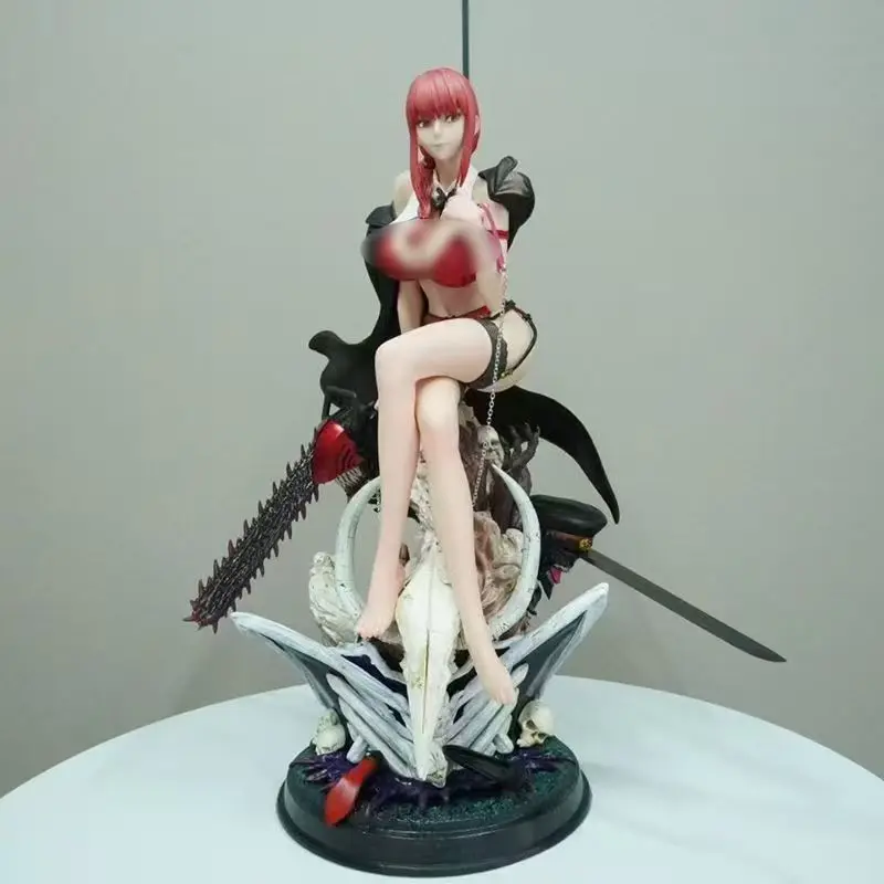 

Demon chainsaw Man 45.5cm/17.91 Inch Makima Bunny Large scenes Can be saved girl PVC Action Sexy Fianime attle Toys Gifts