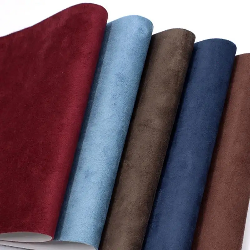 20*30CM Velvet Suede Fabric  Leather Cloth Vinyl Car Wrap Sticker Self Adhesive Film For House Car Styling